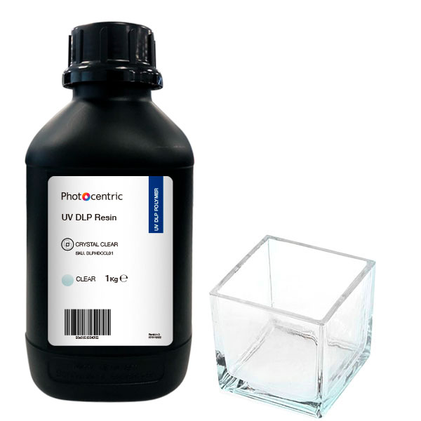 Résine transparente UV DLP - Photocentric Impression 3D, Résine