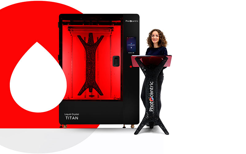 Photocentric launch Liquid Crystal Titan extremely large format LCD 3D printer