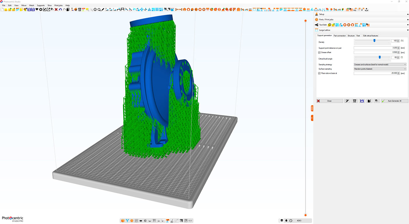 Optimised-Lattice-Auto-Support-Algorithm